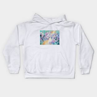 Peonies. Flowers Kids Hoodie